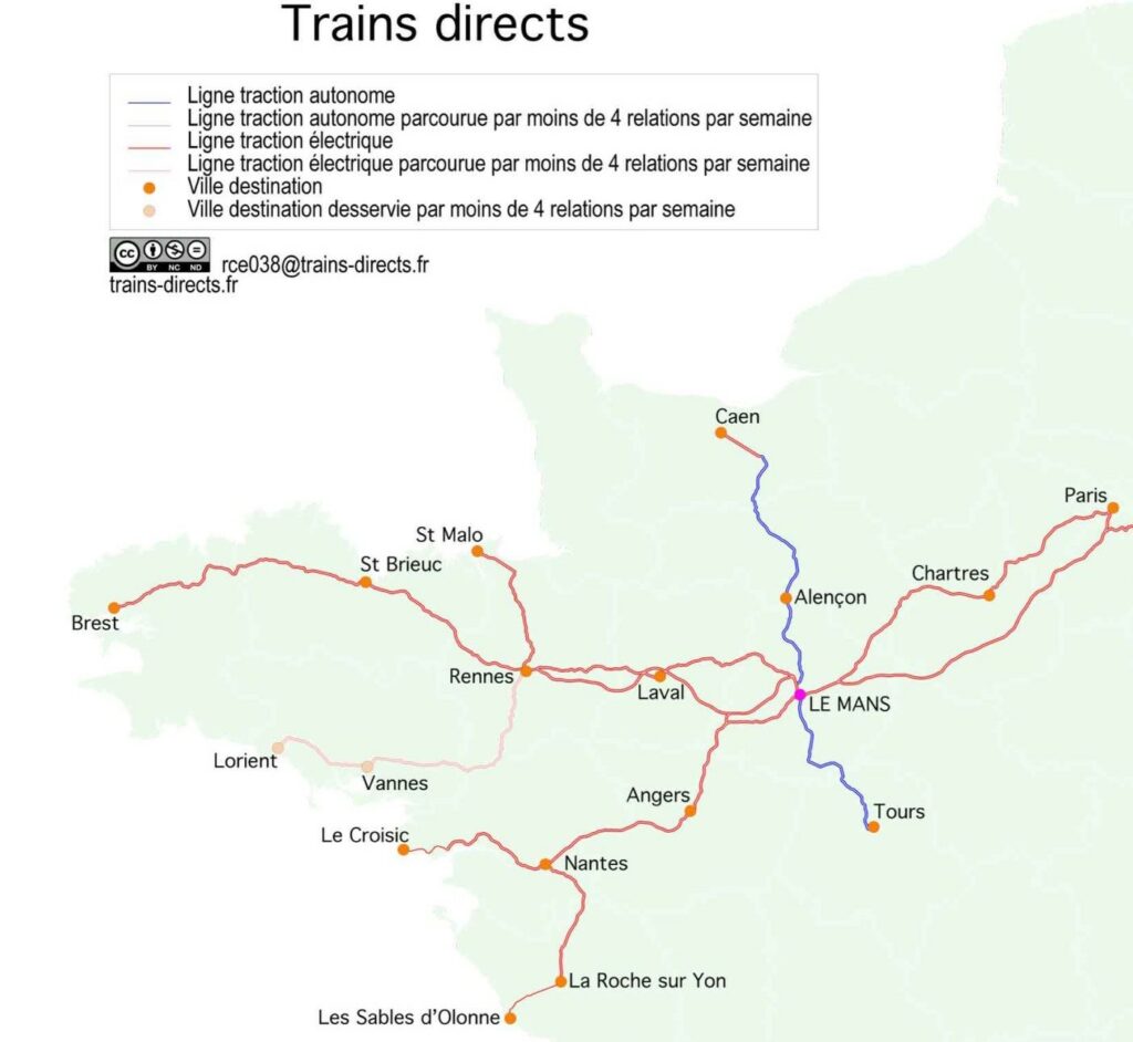 Infos pratiques Bercé par le Loir accès train