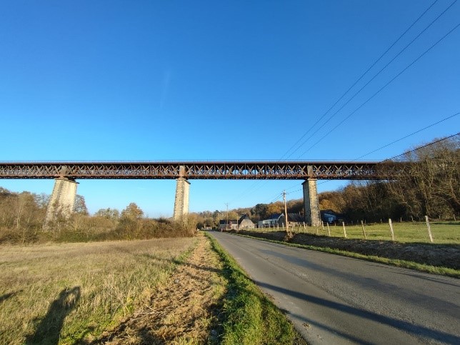 Train Gravel Ride viaduc